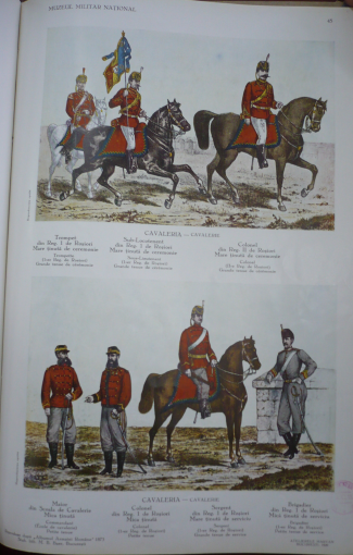 Uniformele roşiorilor în timpul războiului de independenţă