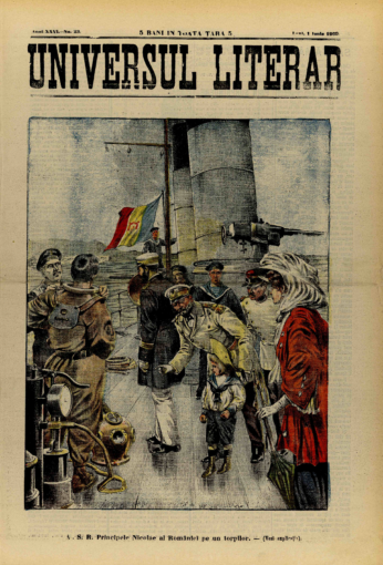 Coperta Universului literar din 1 iunie 1909