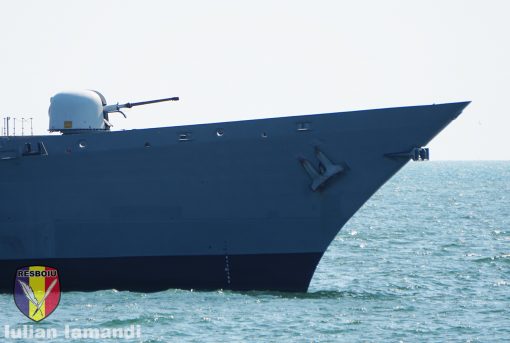 Tun Oto Melara calibru 76 mm - Fregata Regele Ferdinand