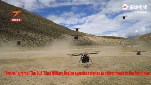Aprovizionare cu drone in Tibet