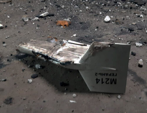 Ucrainenii au doborât o dronă iraniană de atac Shahed-136