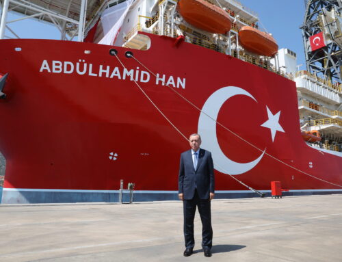 Nava turcească Abdülhamid Han a început să foreze în apropiere de Cipru