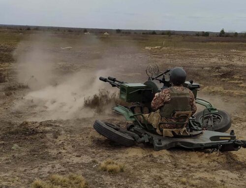 Grănicerii ucraineni au primit tunuri antiaeriene automate ZU-23-2 din Polonia